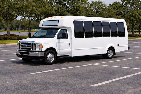 20-passenger minibus available for charter in Childress, TX