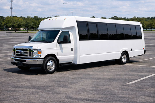 25-passenger minibus available for charter in Childress, TX